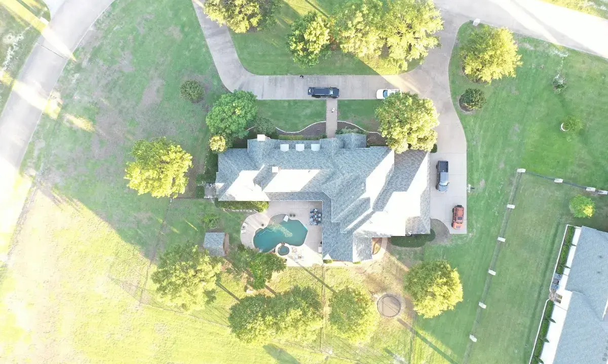 New shingle roof installation on a home in Candlewick Lake